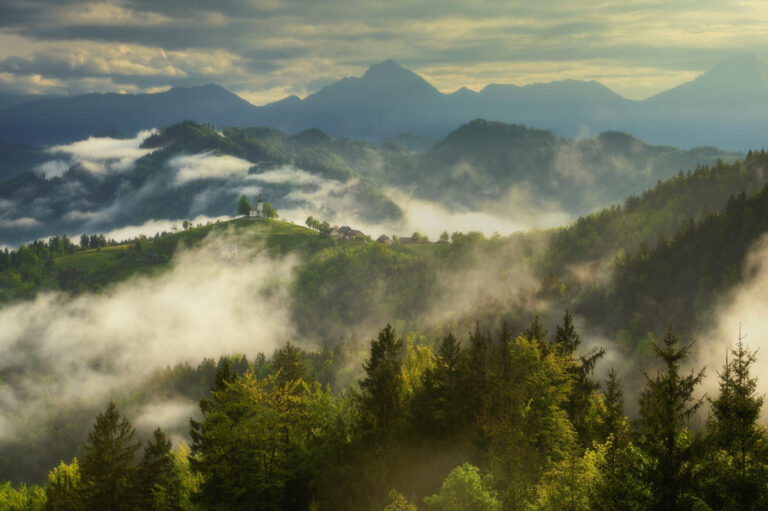 Kościół Świętego Tomasza, Marcin Kęsek fotografia, Slovenian landscape photography, Polish Mountain Photographer