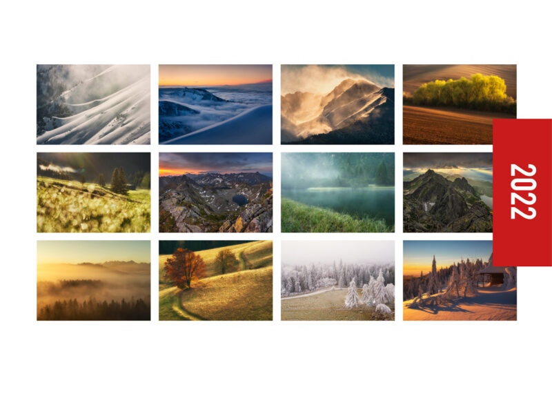 kalendarz góry 2022 krajobrazy