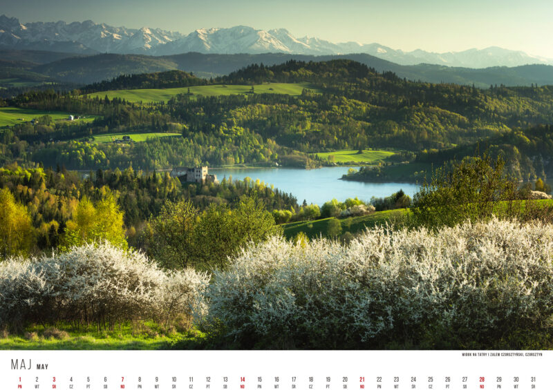 kalendarz 2023 polskie krajobrazy czorsztyn marcin kesek